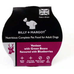 Billy And Margot Venison Single Serve Wet Dog Food